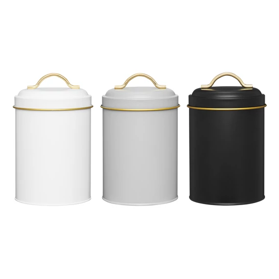 Ambition Royal  fém tároló 1400 ml fekete