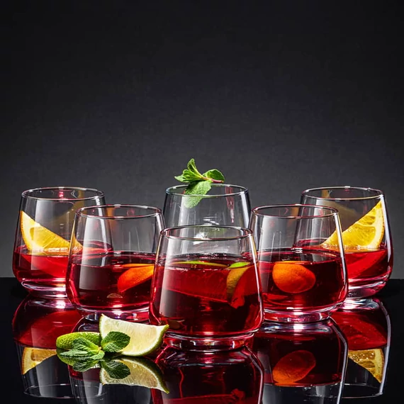 Ambition Sparkle alacsony üdítős pohár szett 345 ml 6 darabos