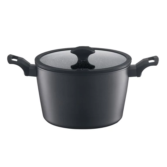 Ambition Antracyt magas fazék fedővel 24 cm/6 l