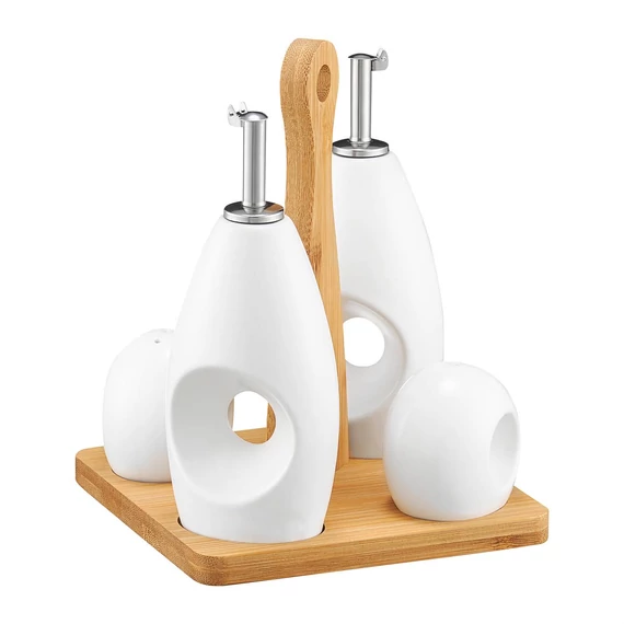 Ambition Natural asztali szett 5 részes szögletes bambusz alátéttel