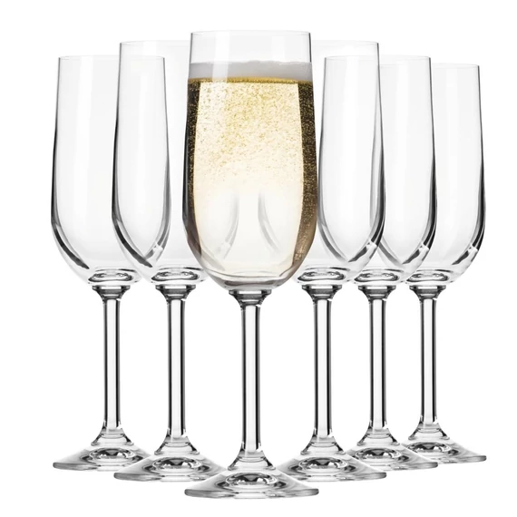 Krosno Gema pezsgős pohárkészlet 210 ml 6 darabos