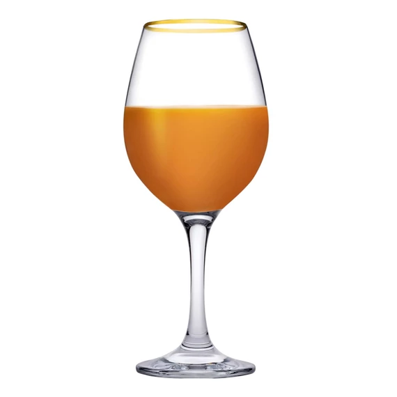 Pasabahce Amber borospohár szett 295 ml 6 darabos arany