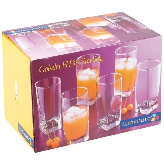 Luminarc Sterling pohár szett 330 ml 6 darabos
