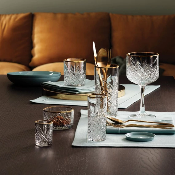 Pasabahce Timeless pohár szett 295 ml 4 darabos arany