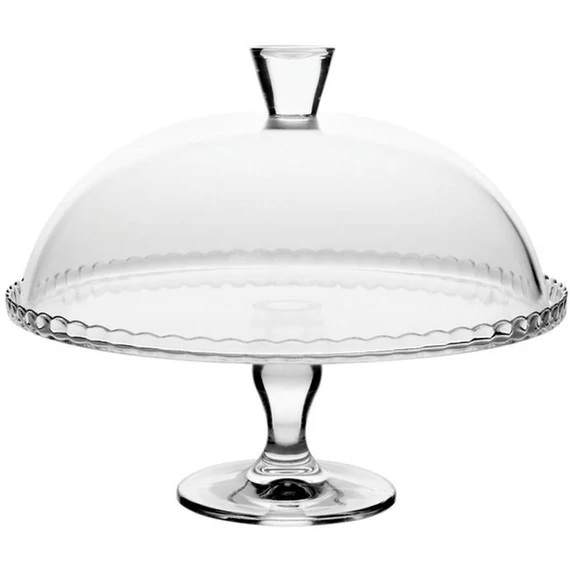 Pasabahce Patisserie torta állvány búrával 32 cm