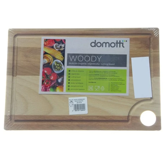 Domotti Woody vágódeszka 26x18 cm