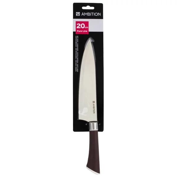 Ambition Pure Line chef kés 20.5 cm barna