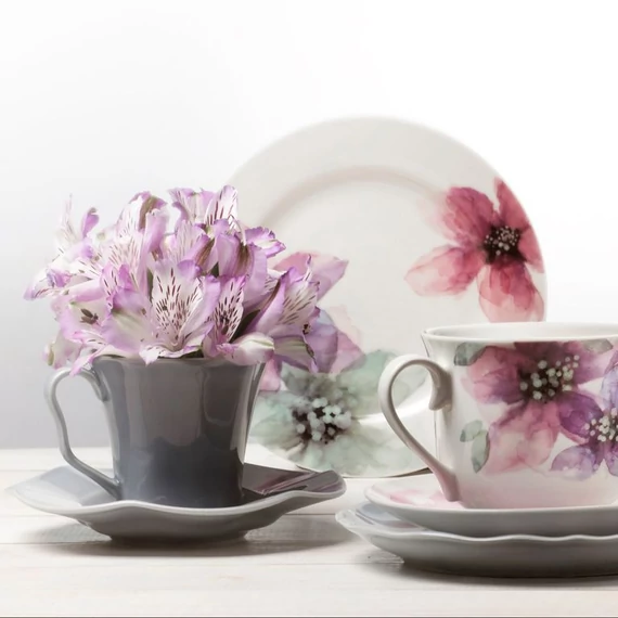 Ambition Diana Rustic csészealj 11 cm szürke