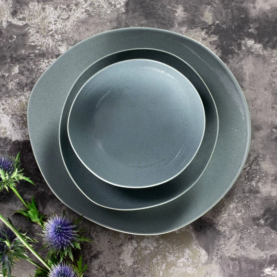 Ambition Organic desszert tányér 22 cm kék