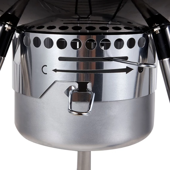 Patio grillsütő 70x58x124 cm