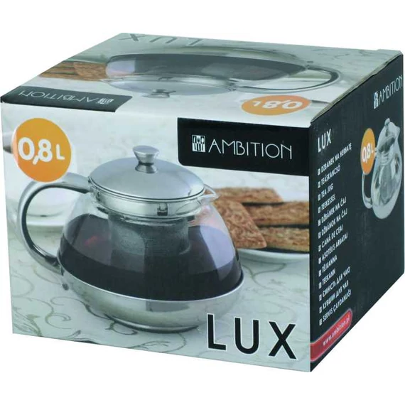 Ambition Lux teáskanna szűrőbetéttel 0.8 l