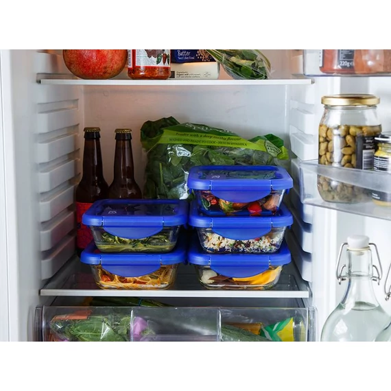 Pyrex Cook&Go sütőtál műanyag tetővel 21.6x21.6 cm 1.9 l
