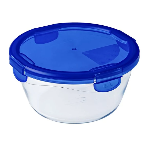 Pyrex Cook&Go hőálló üvegtál műanyag tetővel 15 cm 0.7 l