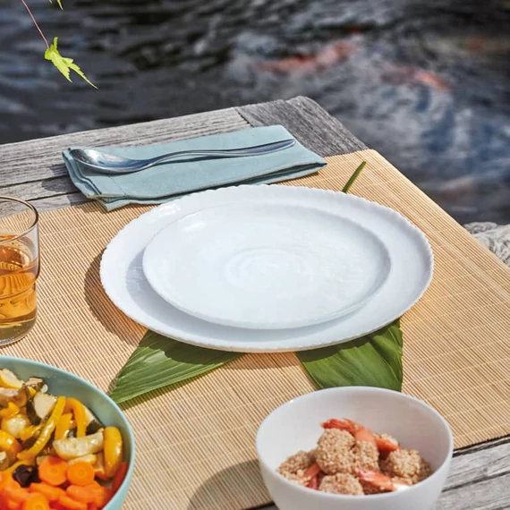 Luminarc Ammonite desszert tányér 19 cm fehér