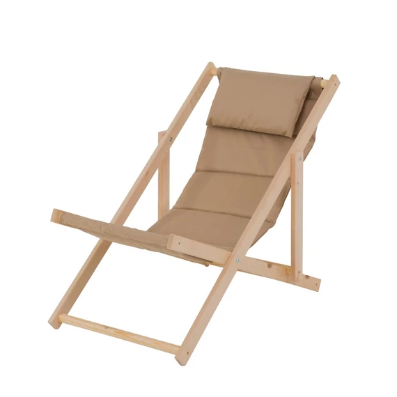 Patio Hampton Lux napozó szék 110x58x60 cm bézs