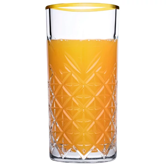 Pasabahce Timeless pohár szett 450 ml 4 darabos arany