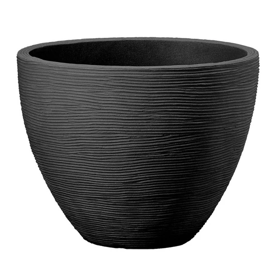 Patio Kubus kerek kerti kaspó 40x31 cm antracit