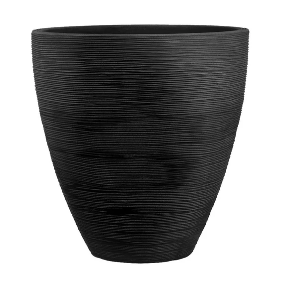 Patio Kubus kerek kerti kaspó 40x42 cm antracit