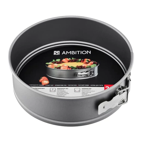 Ambition Silvery csatos tortaforma 20 cm