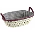 Domotti Palma ovális kosár béléssel 25x18x7 cm vegyes színekben
