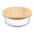 Ambition Natural kerek tároló bambusz tetővel 600 ml