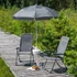 Patio Poly napernyő 2.4 m antracyt