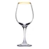 Pasabahce Amber borospohár szett 295 ml 6 darabos arany