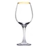 Pasabahce Amber borospohár szett 460 ml 6 darabos arany