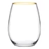 Pasabahce Amber vizes pohár szett 570 ml 6 darabos arany