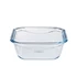 Pyrex Cook&Go sütőtál műanyag tetővel 16.6x16.6 cm 0.8 l