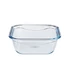 Pyrex Cook&Go sütőtál műanyag tetővel 21.6x21.6 cm 1.9 l