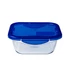 Pyrex Cook&Go sütőtál műanyag tetővel 21.6x21.6 cm 1.9 l