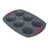 Ambition Felice muffin forma szilikon 30x20.5 cm fekete merevítéssel